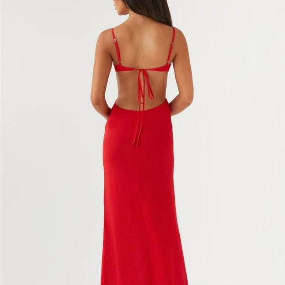 Peppermayo Exclusive - Klara
Cut Out Maxi Dress - Red - Picture 2 of 4